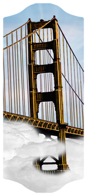 DARAY-C-124-BL Crossing Over (Bridge) Blue